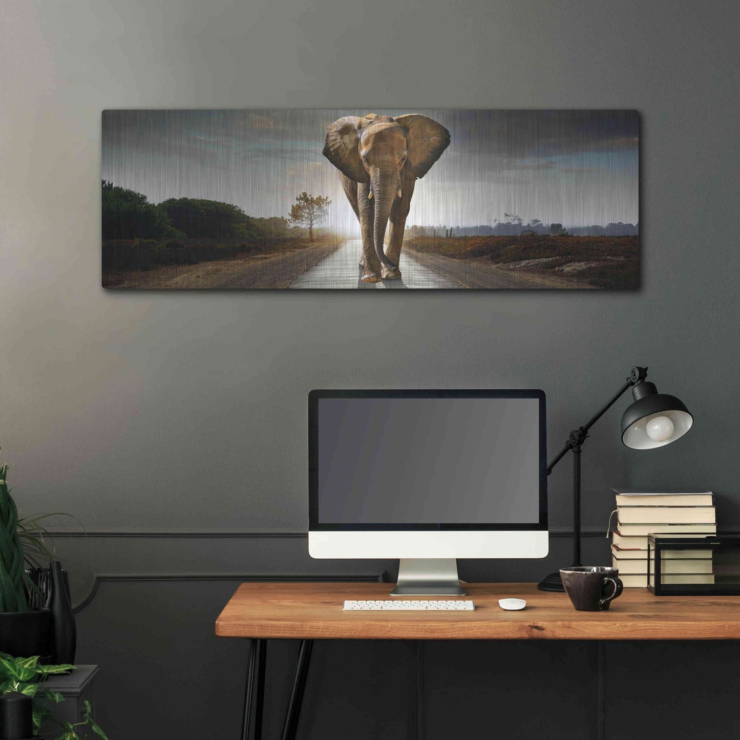 Luxe Metal Art 'Bigger Than Life' by Luxe Portfolio, Metal Wall Art,48x16