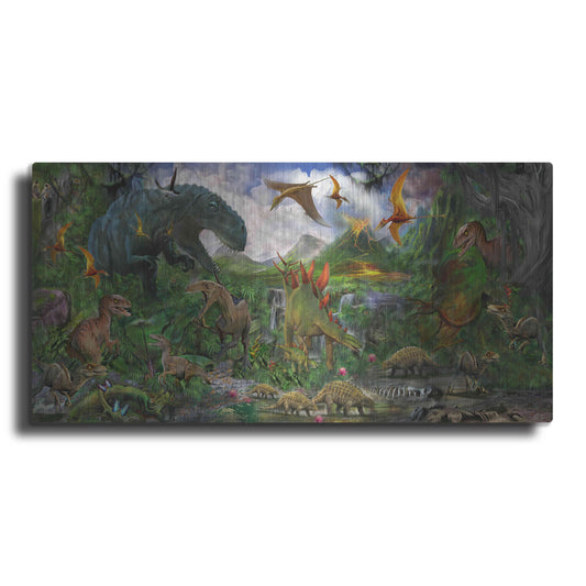 Luxe Metal Art 'New Dino Tour' by Enright, Metal Wall Art