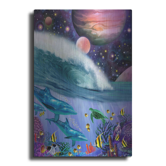 Luxe Metal Art 'Cosmic Journey' by Enright, Metal Wall Art