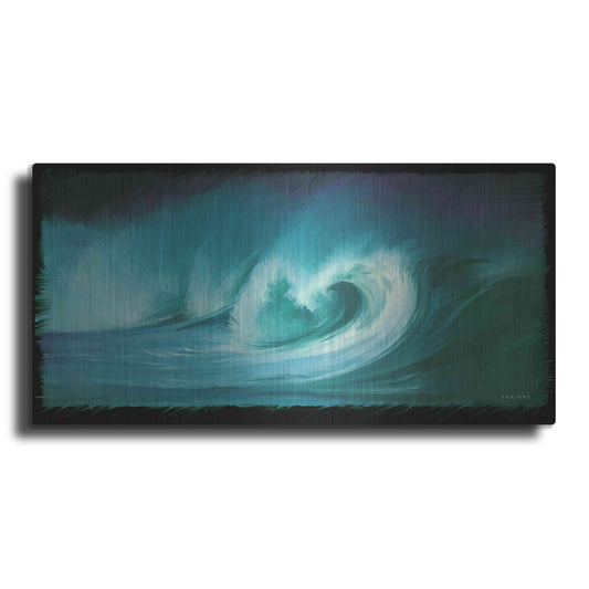 Luxe Metal Art 'Thunder Reef Surf' by Enright, Metal Wall Art