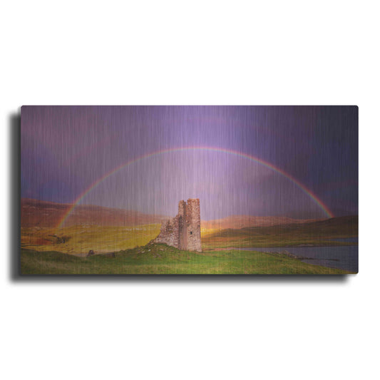 Luxe Metal Art 'Ardvreck Castle' by Everlook Photography, Metal Wall Art