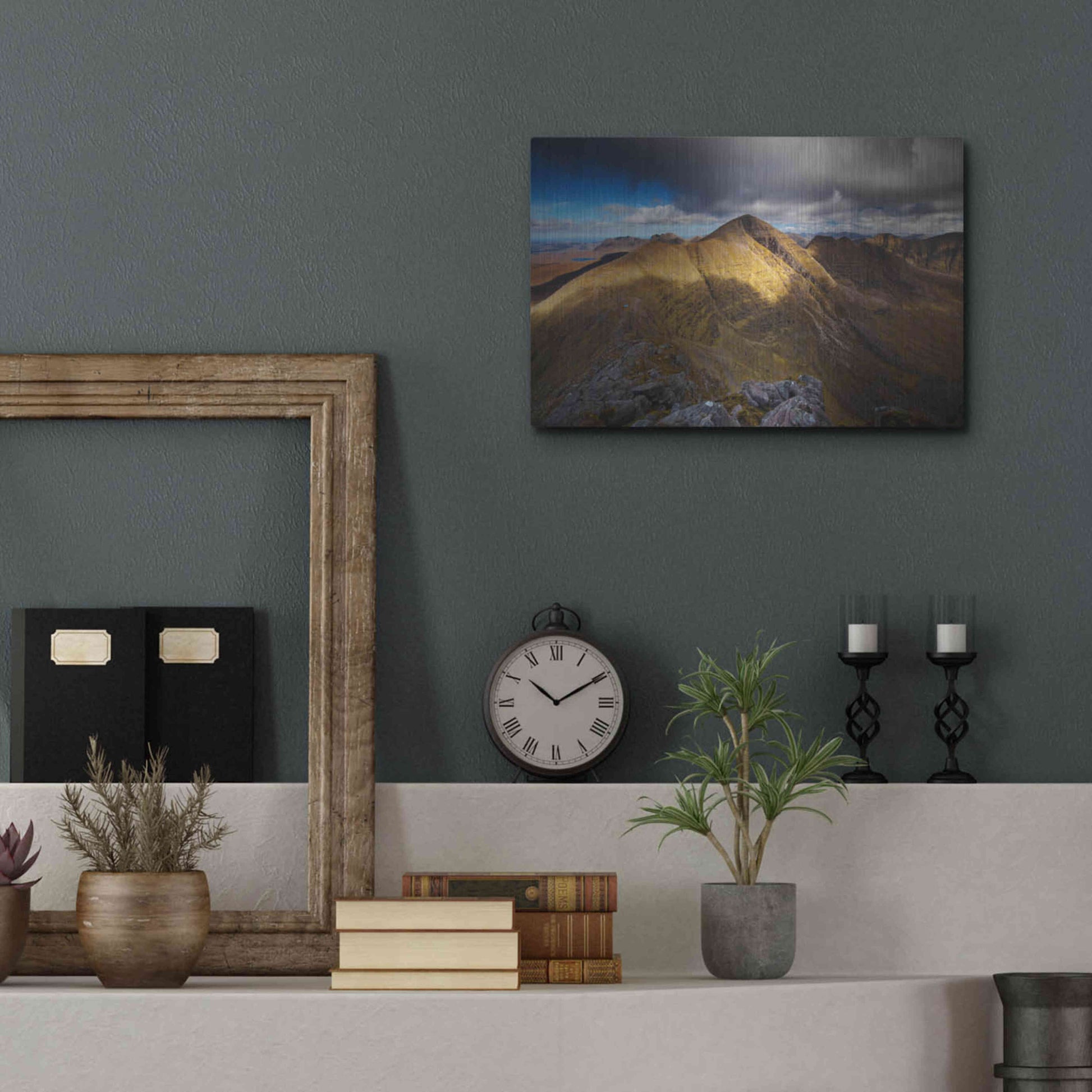 Luxe Metal Art 'Beinn Alligin' by Everlook Photography, Metal Wall Art,16x12