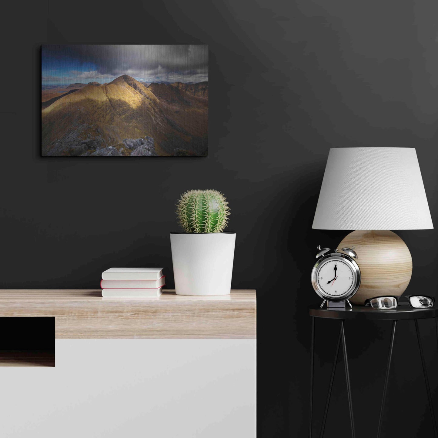 Luxe Metal Art 'Beinn Alligin' by Everlook Photography, Metal Wall Art,24x16
