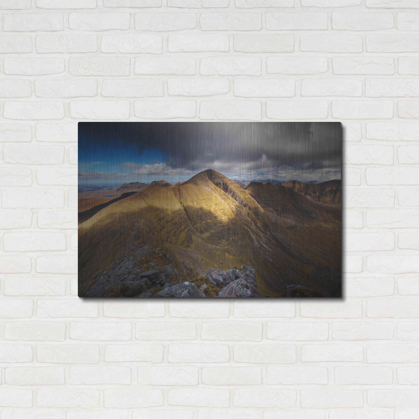 Luxe Metal Art 'Beinn Alligin' by Everlook Photography, Metal Wall Art,36x24