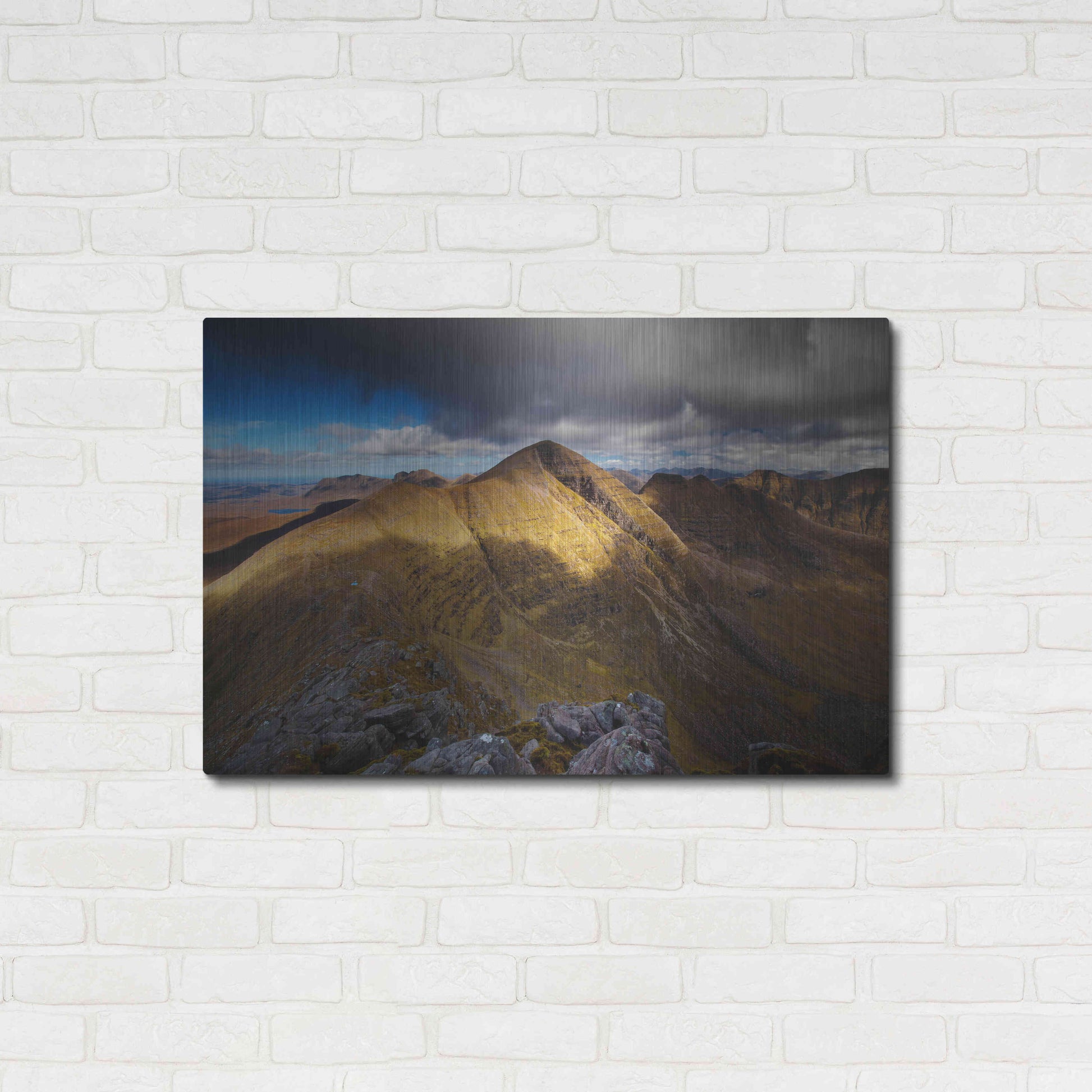 Luxe Metal Art 'Beinn Alligin' by Everlook Photography, Metal Wall Art,36x24