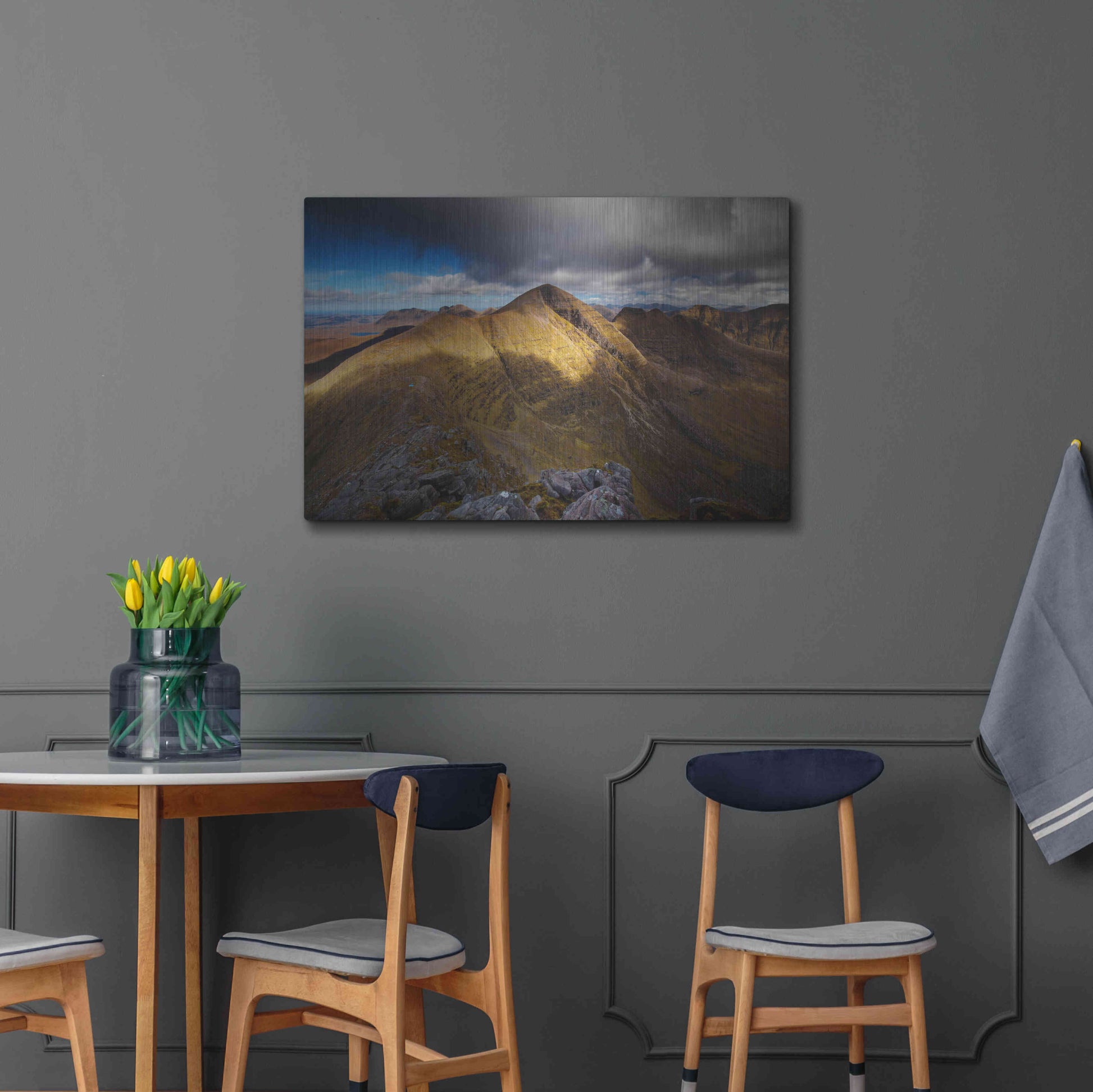 Luxe Metal Art 'Beinn Alligin' by Everlook Photography, Metal Wall Art,36x24