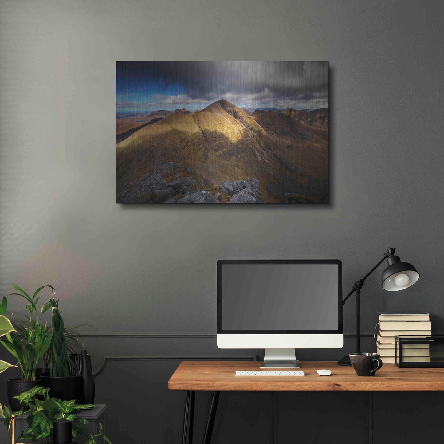 Luxe Metal Art 'Beinn Alligin' by Everlook Photography, Metal Wall Art,36x24