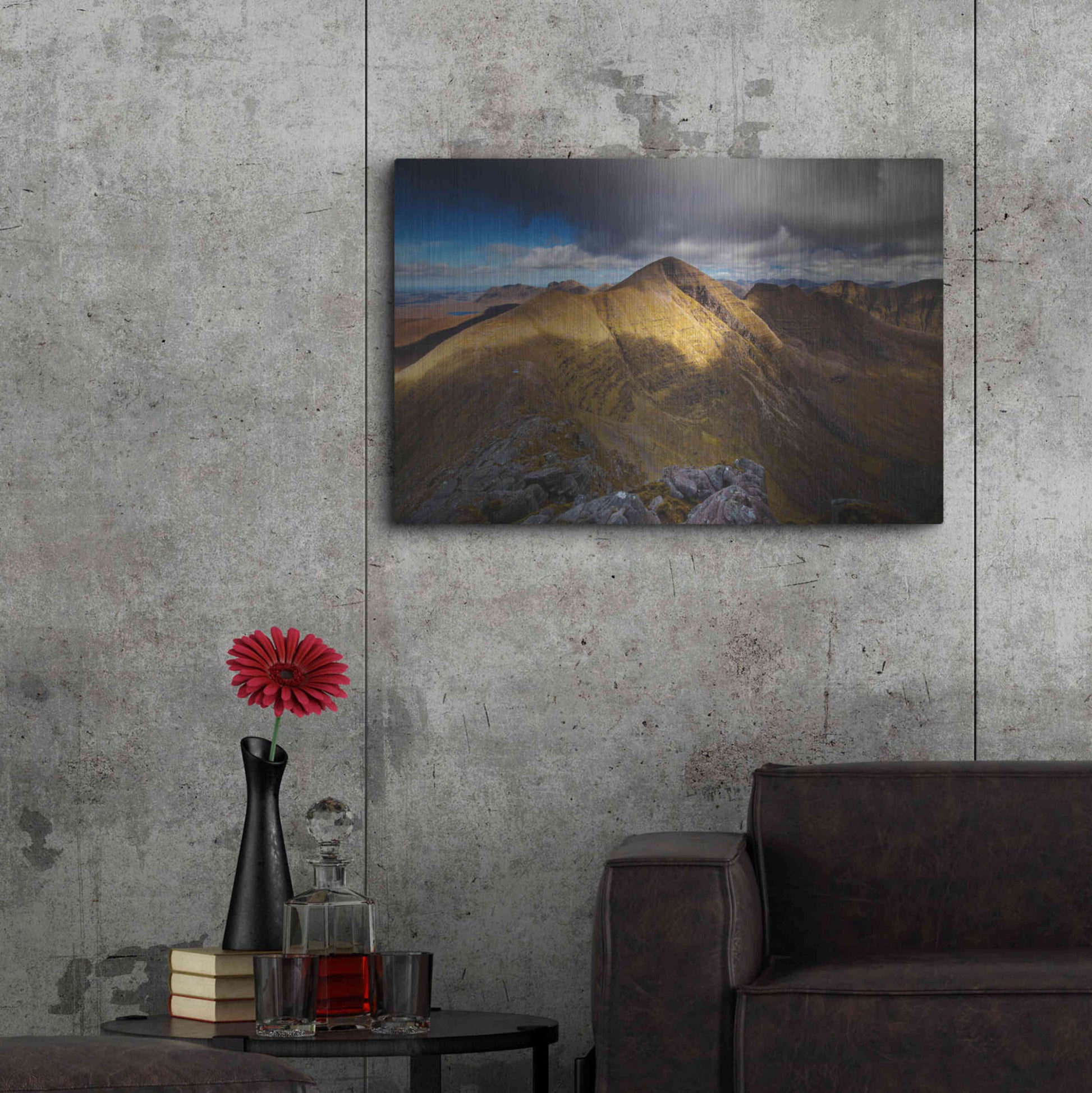 Luxe Metal Art 'Beinn Alligin' by Everlook Photography, Metal Wall Art,36x24