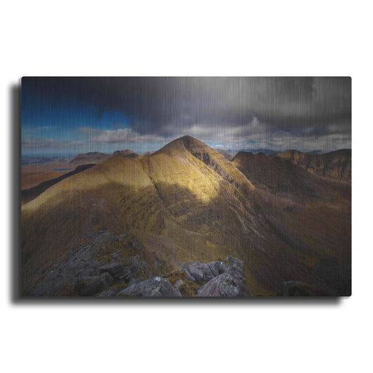 Luxe Metal Art 'Beinn Alligin' by Everlook Photography, Metal Wall Art