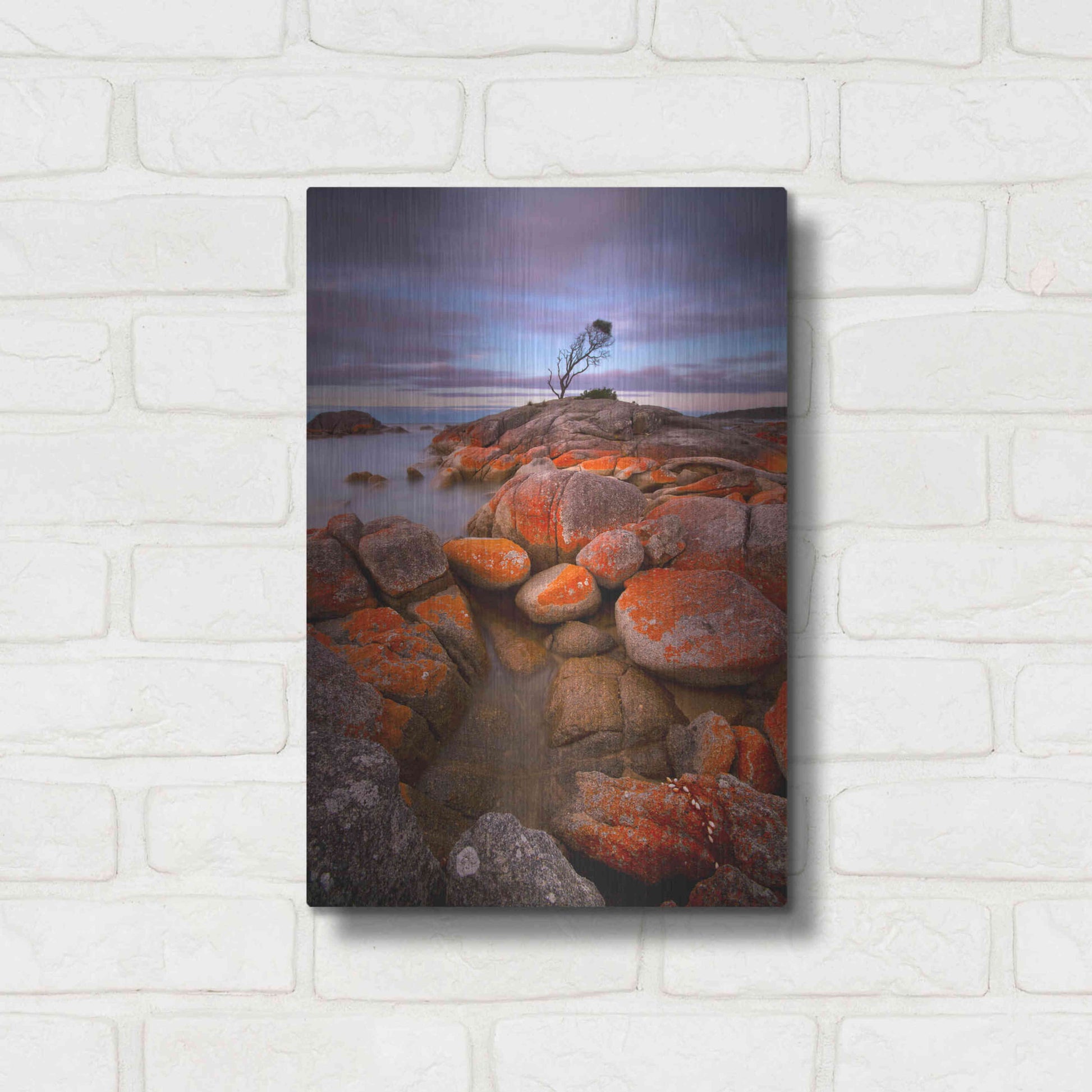 Luxe Metal Art 'Binalong Bay' by Everlook Photography, Metal Wall Art,12x16