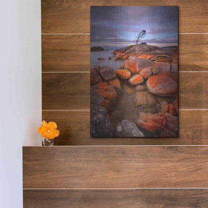 Luxe Metal Art 'Binalong Bay' by Everlook Photography, Metal Wall Art,12x16
