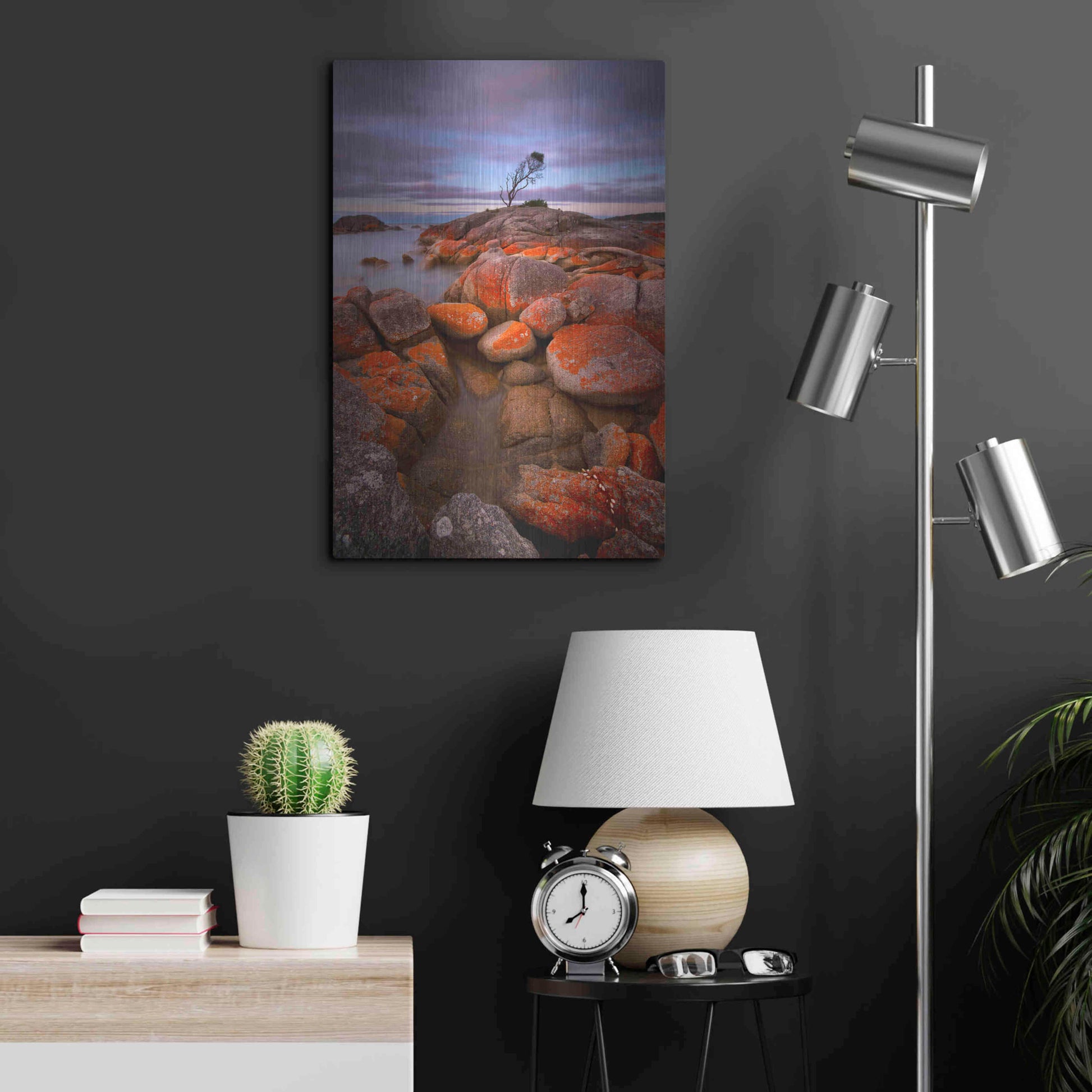 Luxe Metal Art 'Binalong Bay' by Everlook Photography, Metal Wall Art,16x24