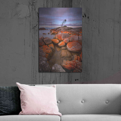 Luxe Metal Art 'Binalong Bay' by Everlook Photography, Metal Wall Art,24x36