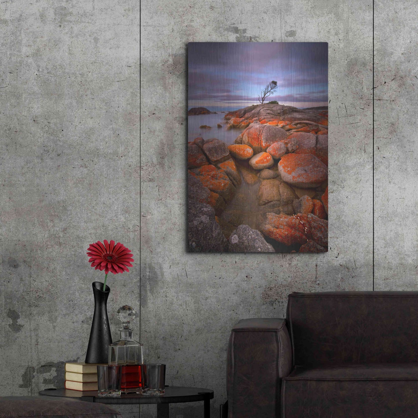 Luxe Metal Art 'Binalong Bay' by Everlook Photography, Metal Wall Art,24x36