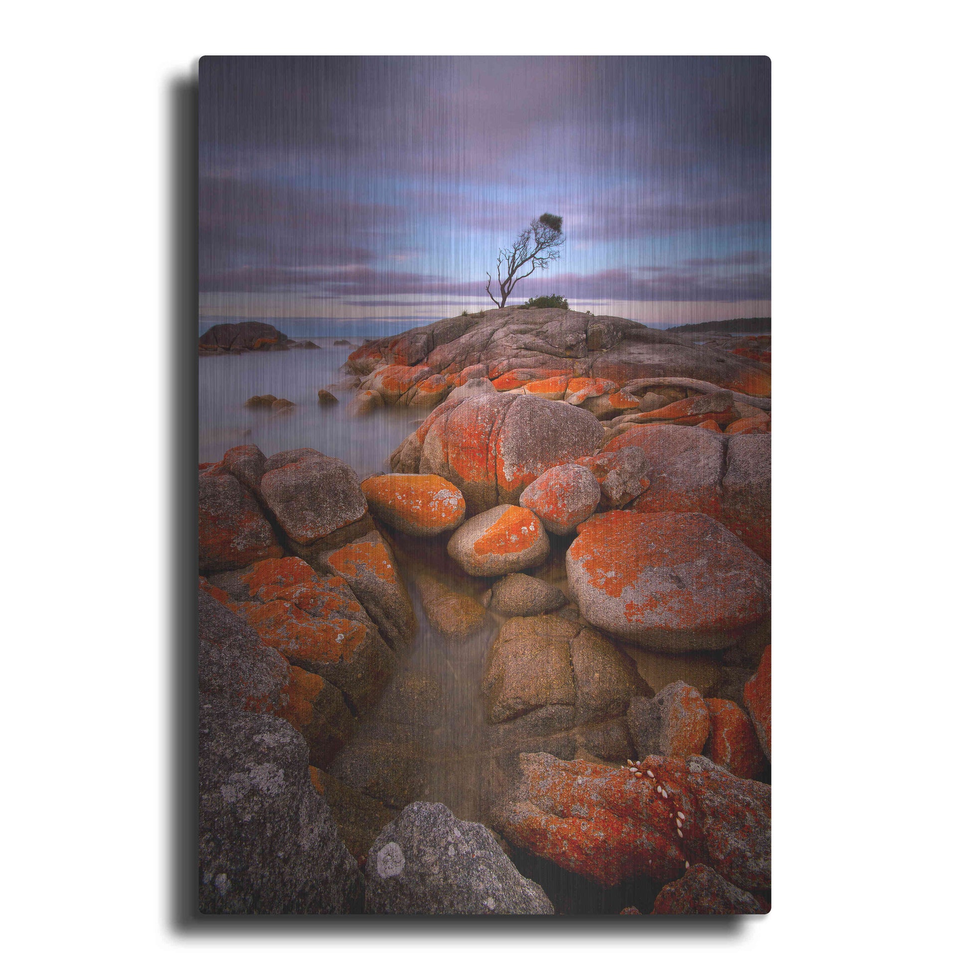 Luxe Metal Art 'Binalong Bay' by Everlook Photography, Metal Wall Art