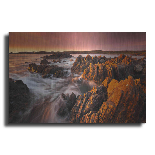 Luxe Metal Art 'Couta Rocks' by Everlook Photography, Metal Wall Art