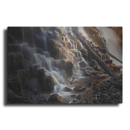 Luxe Metal Art 'Dip Falls' by Everlook Photography, Metal Wall Art