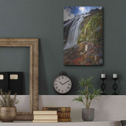 Luxe Metal Art 'Dynjandi' by Everlook Photography, Metal Wall Art,12x16