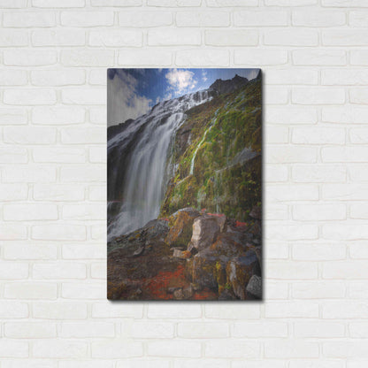 Luxe Metal Art 'Dynjandi' by Everlook Photography, Metal Wall Art,24x36