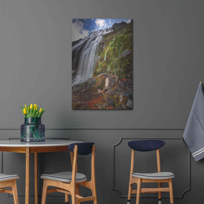 Luxe Metal Art 'Dynjandi' by Everlook Photography, Metal Wall Art,24x36