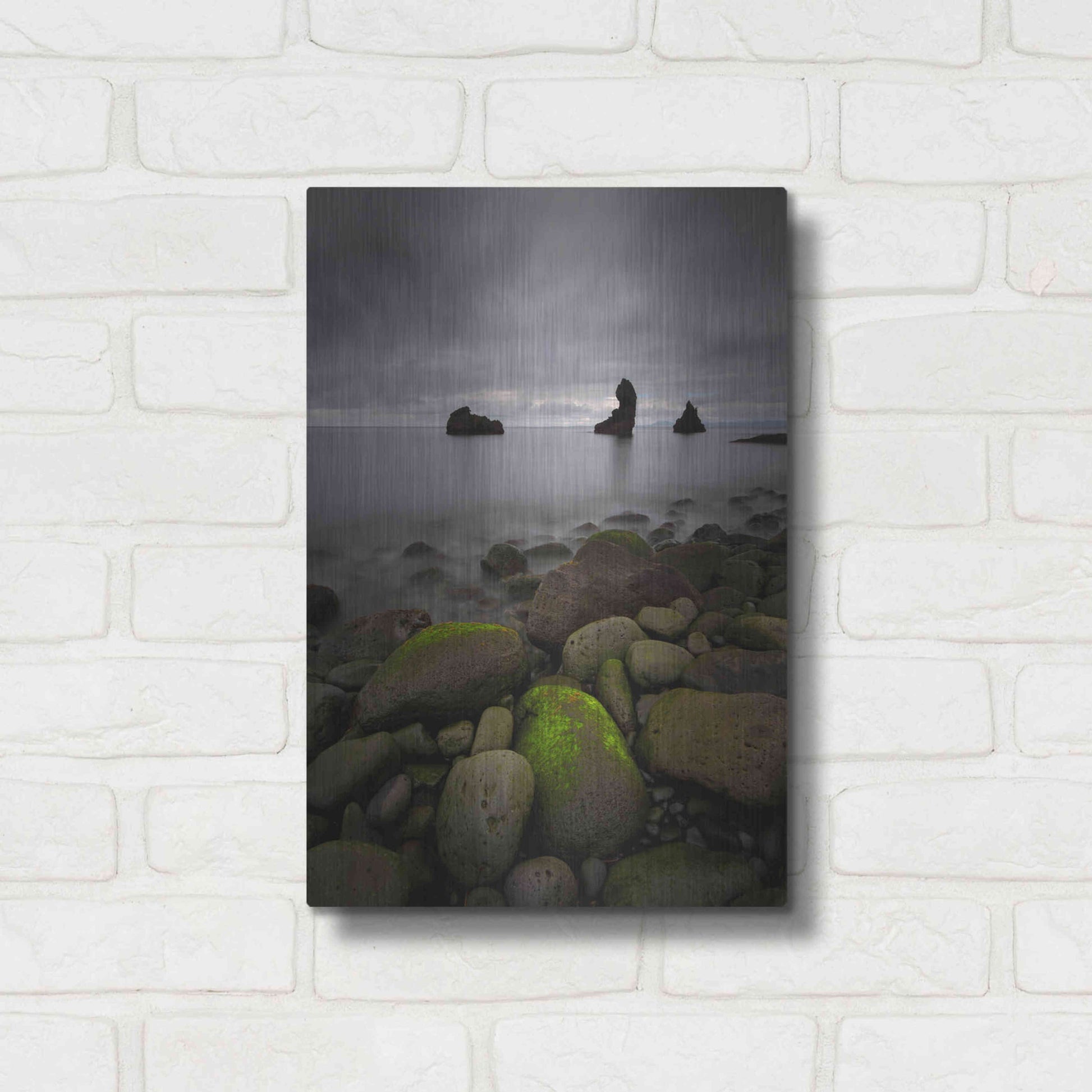 Luxe Metal Art 'Heimaey' by Everlook Photography, Metal Wall Art,12x16