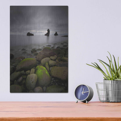 Luxe Metal Art 'Heimaey' by Everlook Photography, Metal Wall Art,12x16