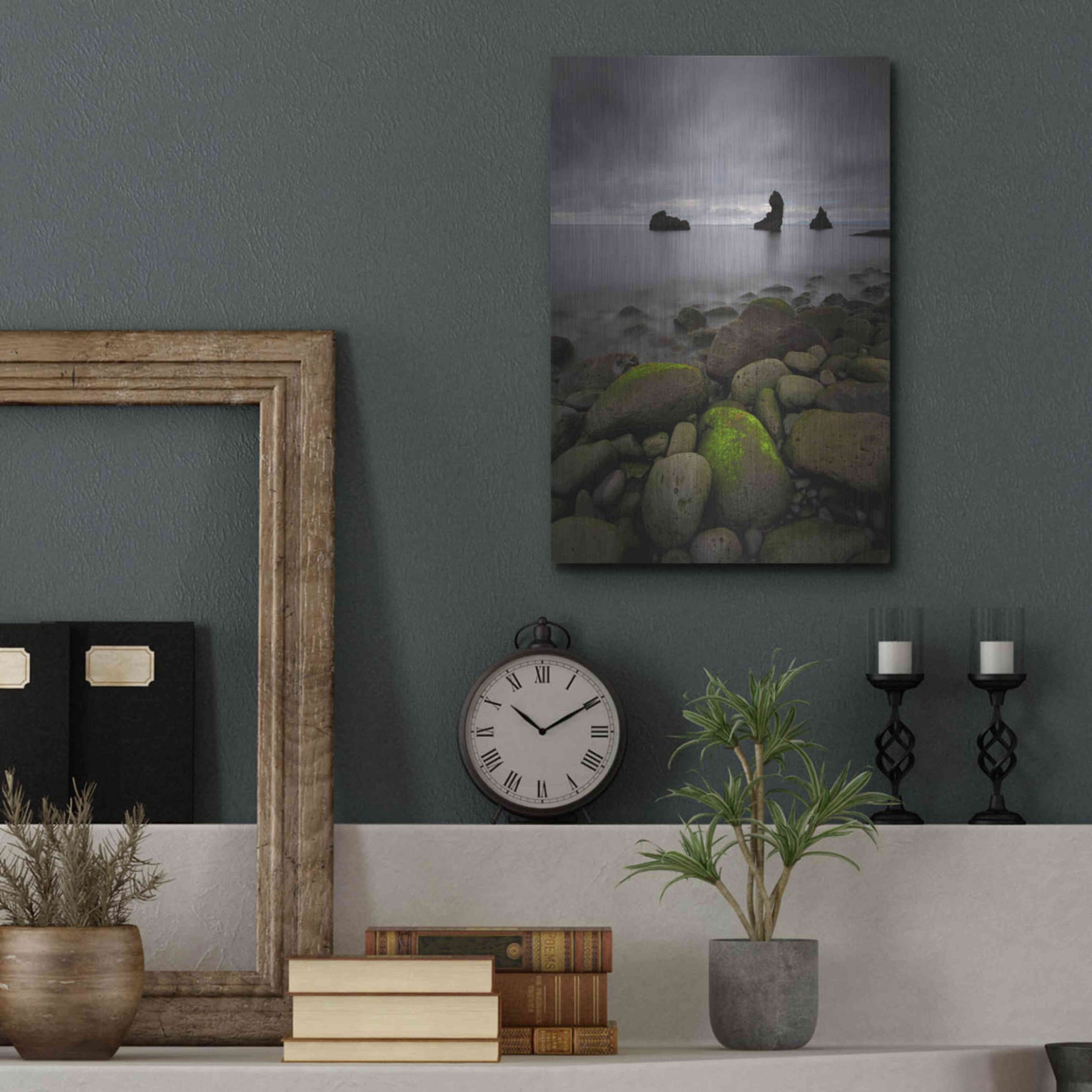 Luxe Metal Art 'Heimaey' by Everlook Photography, Metal Wall Art,12x16