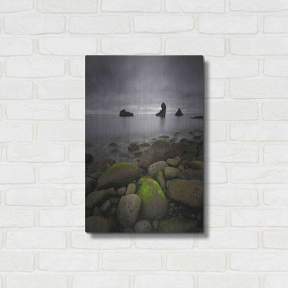 Luxe Metal Art 'Heimaey' by Everlook Photography, Metal Wall Art,16x24