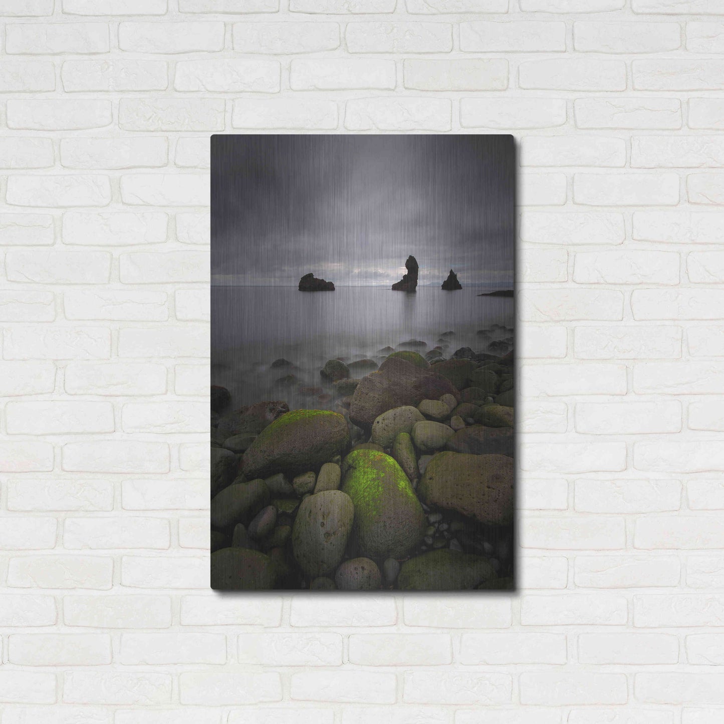 Luxe Metal Art 'Heimaey' by Everlook Photography, Metal Wall Art,24x36