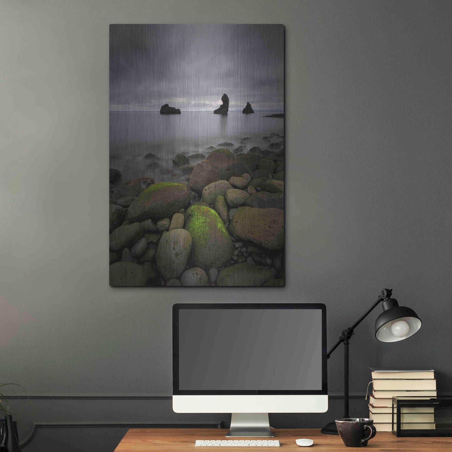 Luxe Metal Art 'Heimaey' by Everlook Photography, Metal Wall Art,24x36