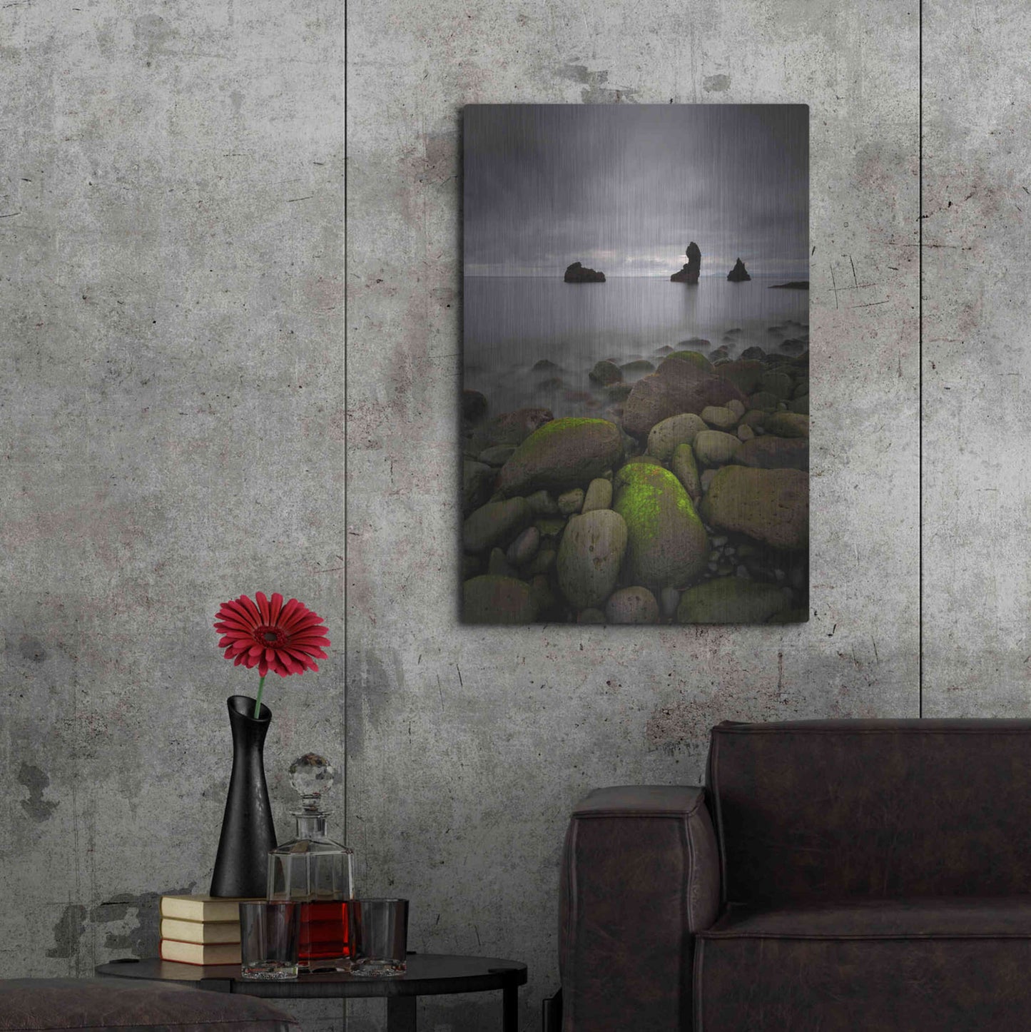 Luxe Metal Art 'Heimaey' by Everlook Photography, Metal Wall Art,24x36