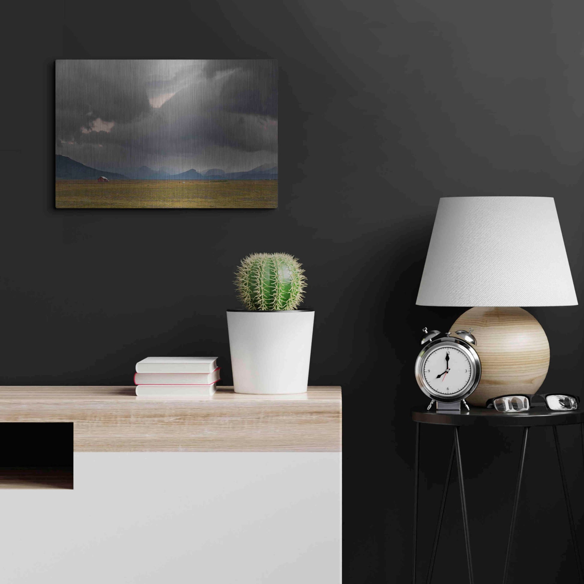 Luxe Metal Art 'Icelandic Barn' by Everlook Photography, Metal Wall Art,24x16