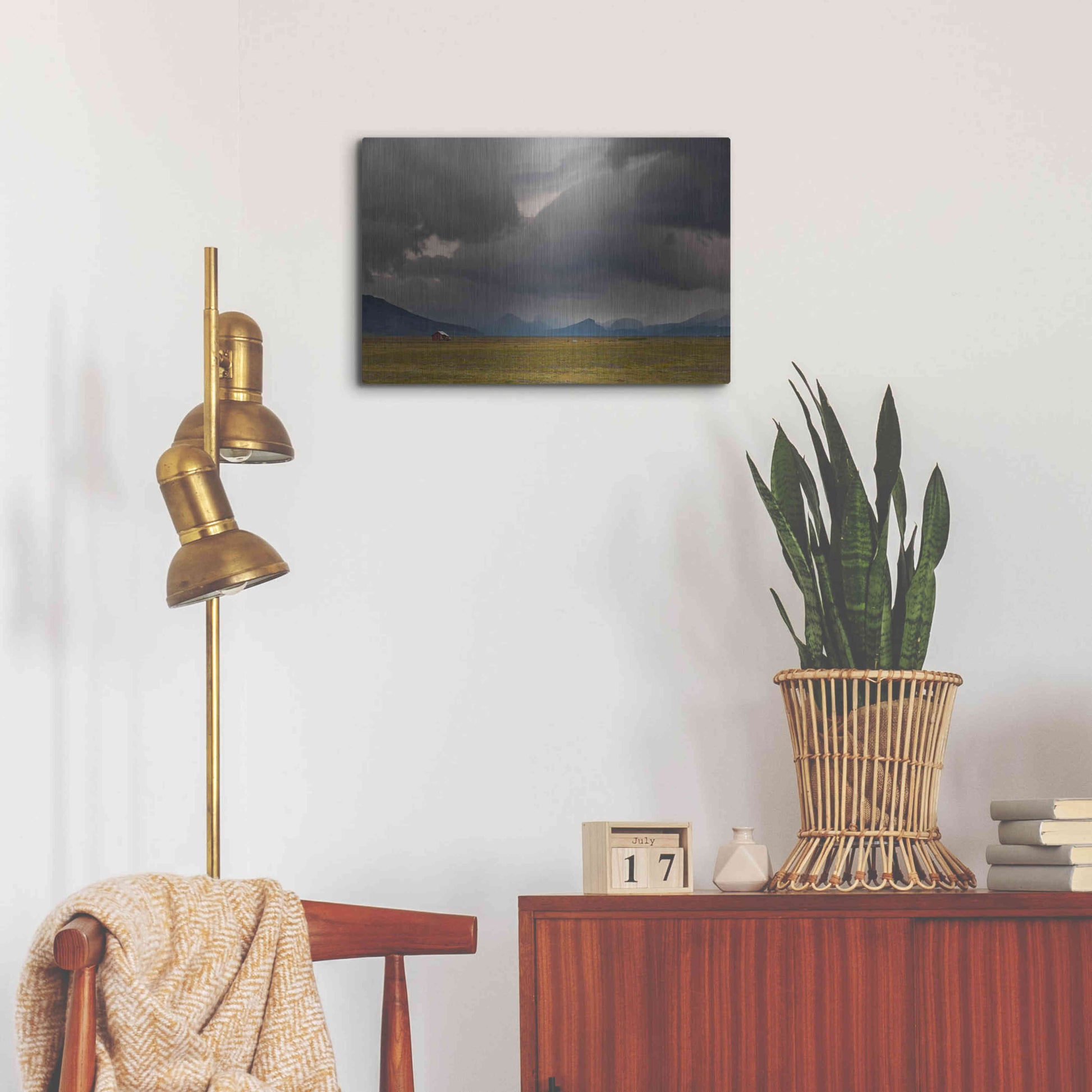 Luxe Metal Art 'Icelandic Barn' by Everlook Photography, Metal Wall Art,24x16