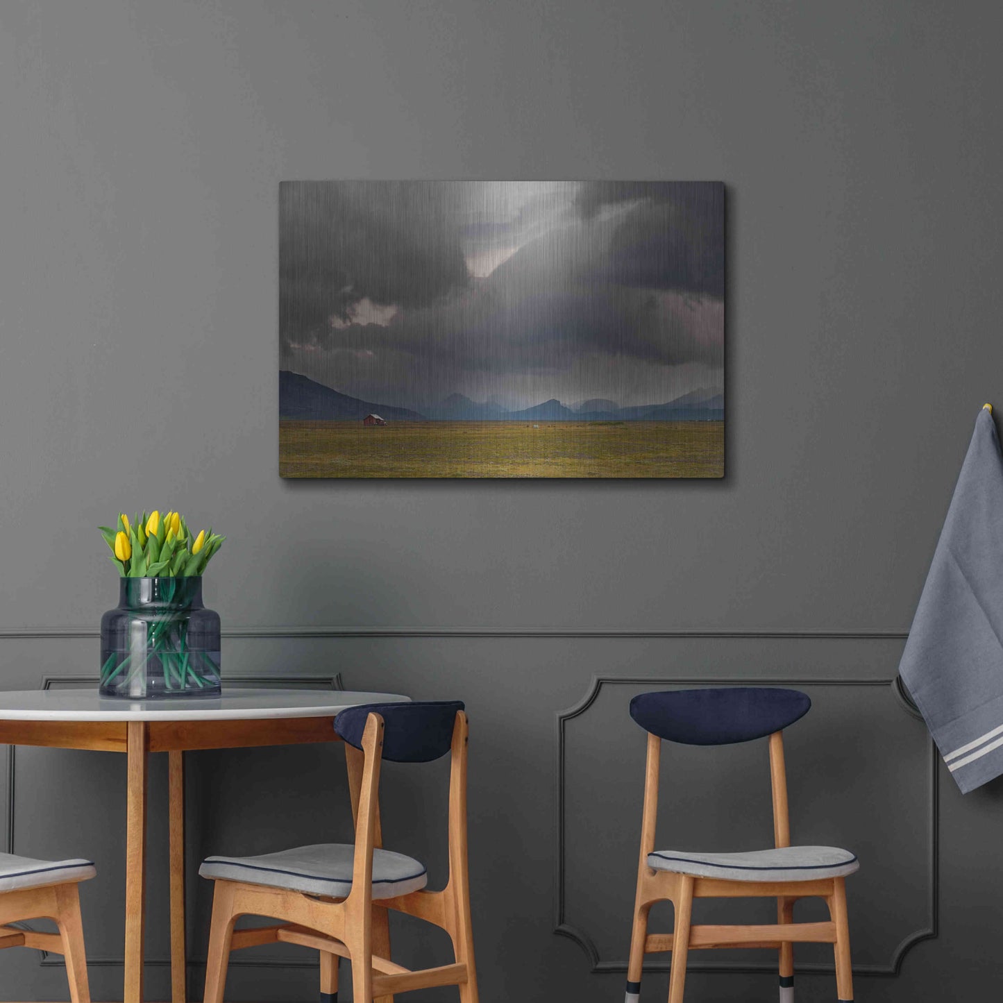 Luxe Metal Art 'Icelandic Barn' by Everlook Photography, Metal Wall Art,36x24