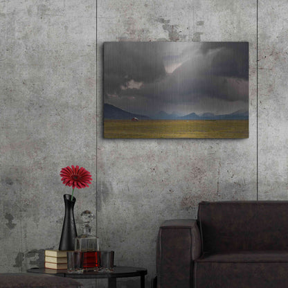 Luxe Metal Art 'Icelandic Barn' by Everlook Photography, Metal Wall Art,36x24