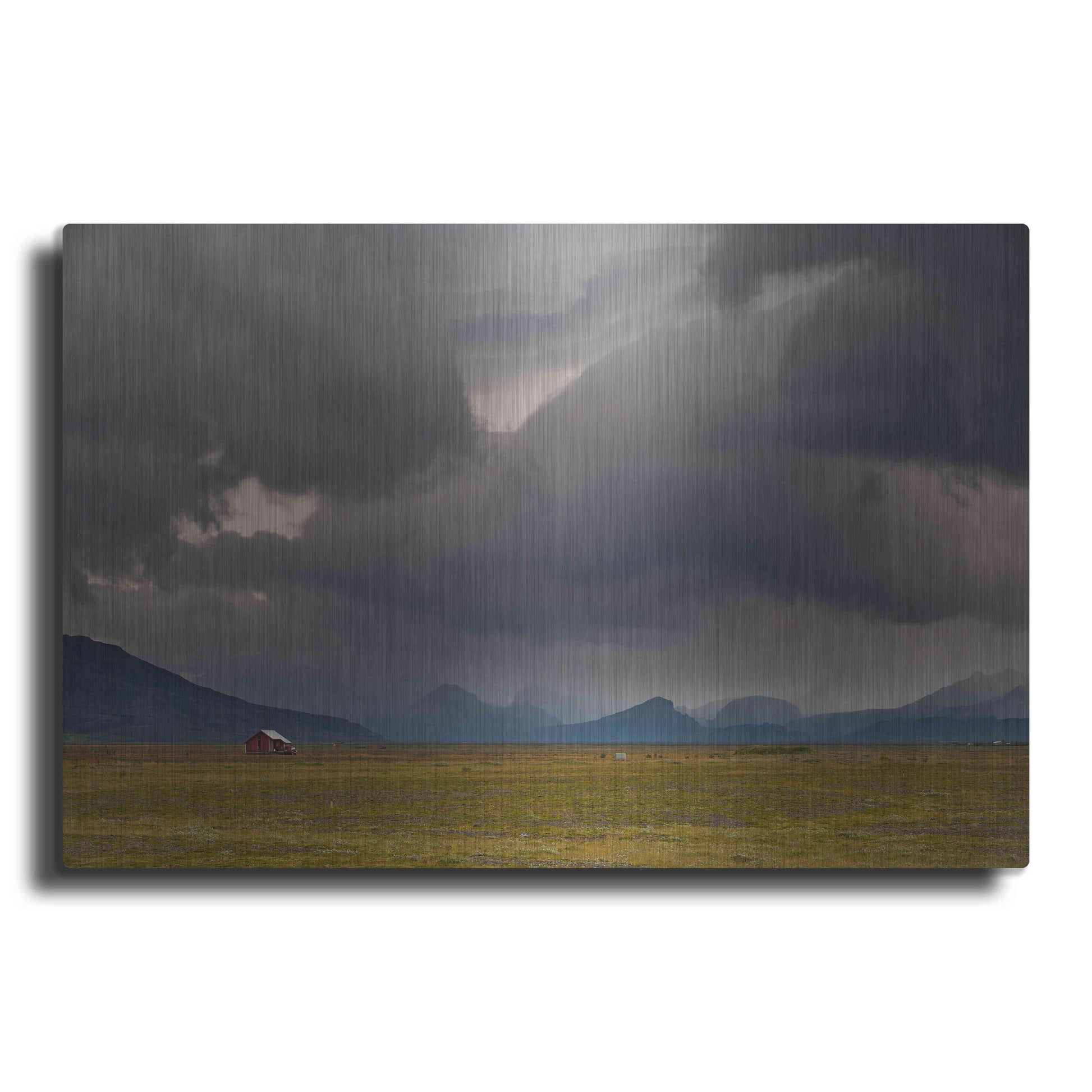 Luxe Metal Art 'Icelandic Barn' by Everlook Photography, Metal Wall Art