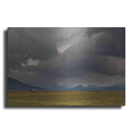 Luxe Metal Art 'Icelandic Barn' by Everlook Photography, Metal Wall Art