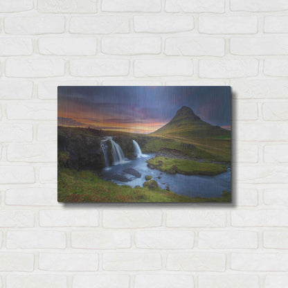 Luxe Metal Art 'Kirkjufell' by Everlook Photography, Metal Wall Art,24x16