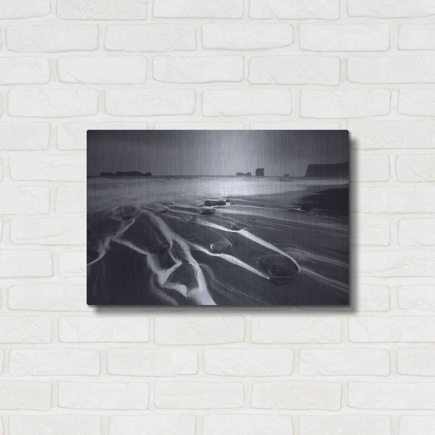 Luxe Metal Art 'Kirkjufjara' by Everlook Photography, Metal Wall Art,24x16