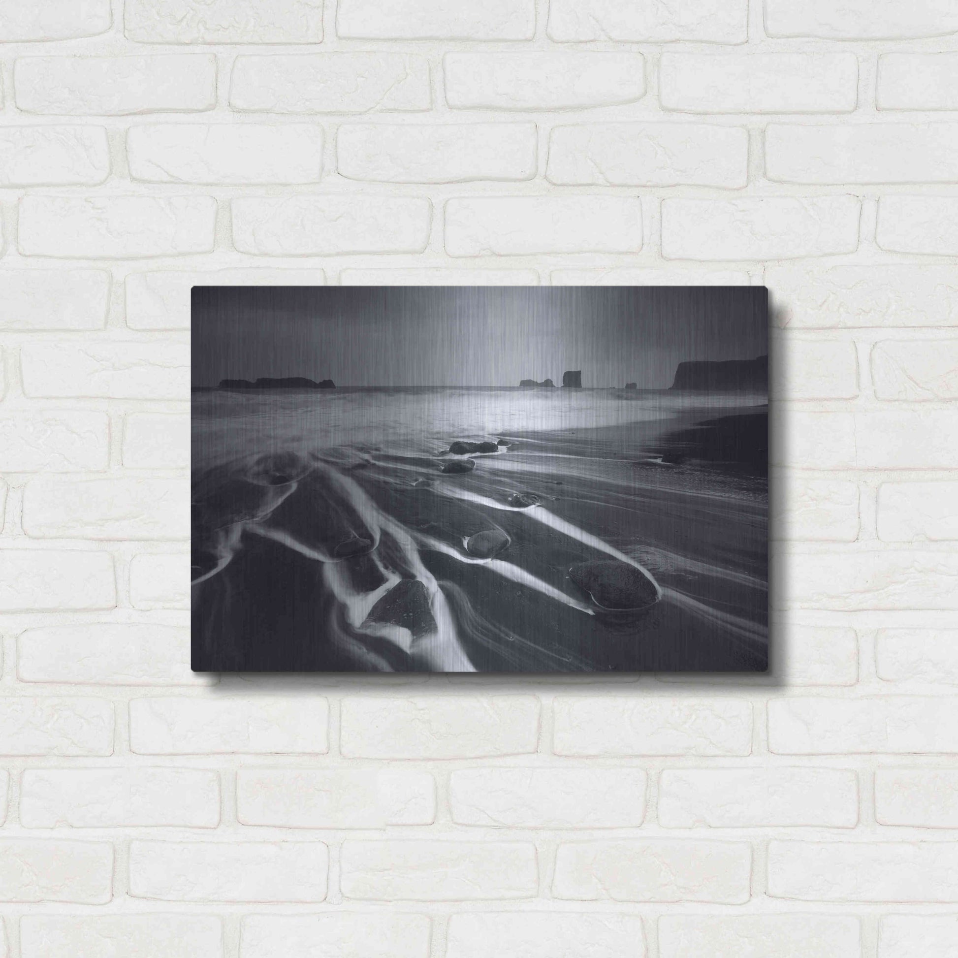 Luxe Metal Art 'Kirkjufjara' by Everlook Photography, Metal Wall Art,24x16