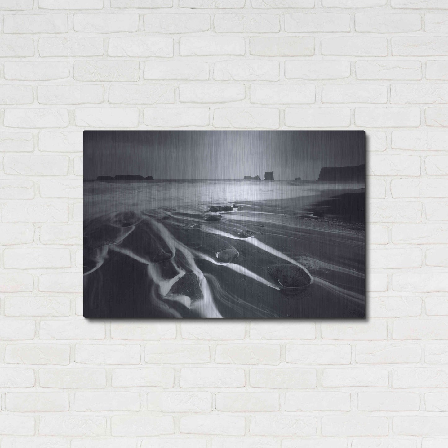 Luxe Metal Art 'Kirkjufjara' by Everlook Photography, Metal Wall Art,36x24