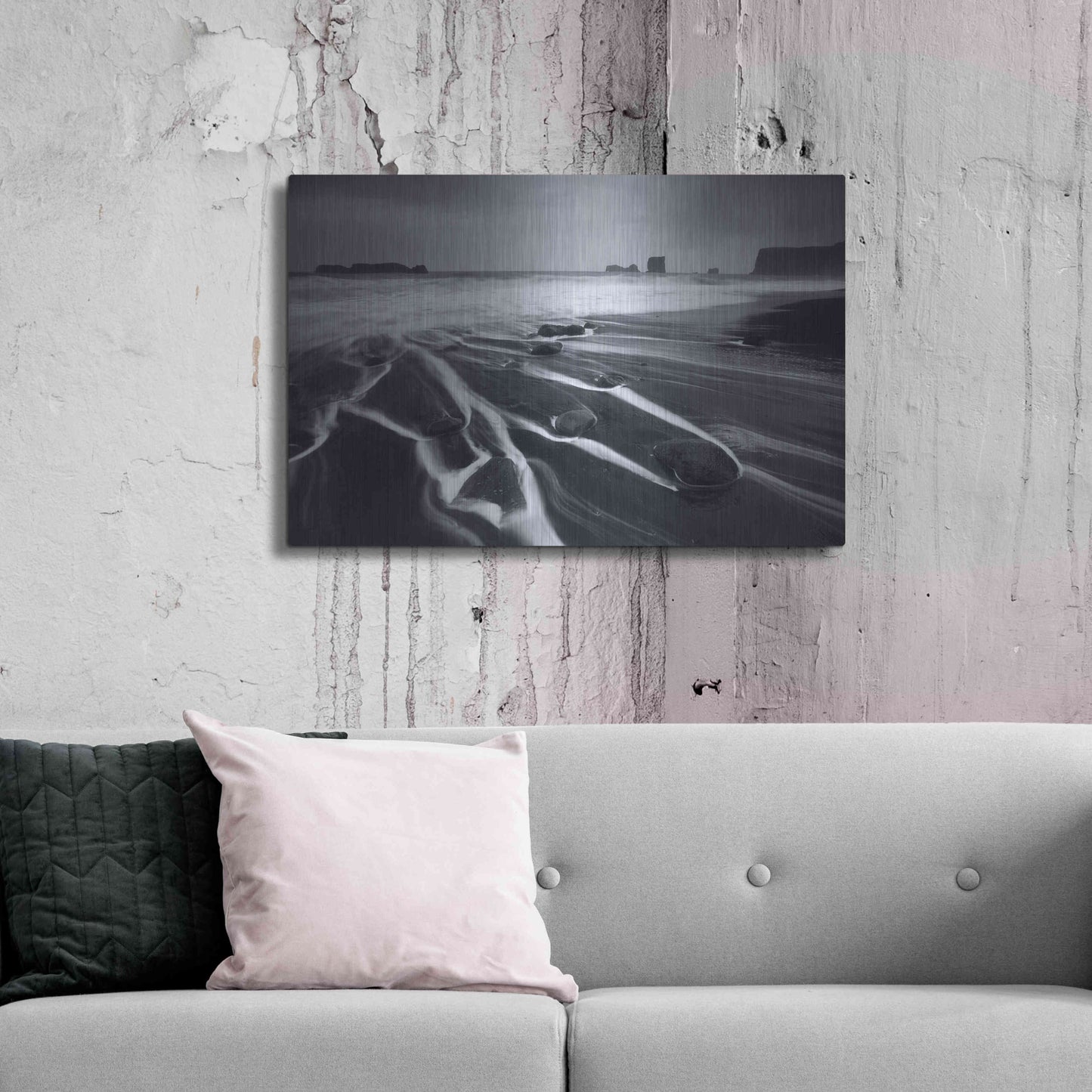 Luxe Metal Art 'Kirkjufjara' by Everlook Photography, Metal Wall Art,36x24