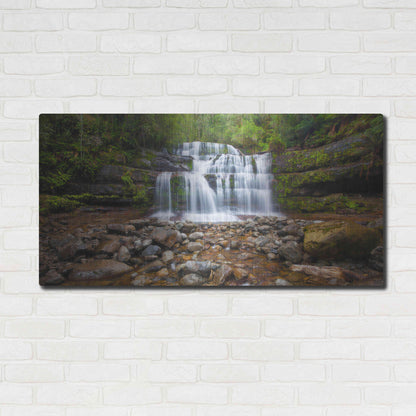 Luxe Metal Art 'Liffey Falls' by Everlook Photography, Metal Wall Art,48x24
