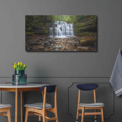 Luxe Metal Art 'Liffey Falls' by Everlook Photography, Metal Wall Art,48x24