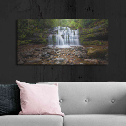 Luxe Metal Art 'Liffey Falls' by Everlook Photography, Metal Wall Art,48x24