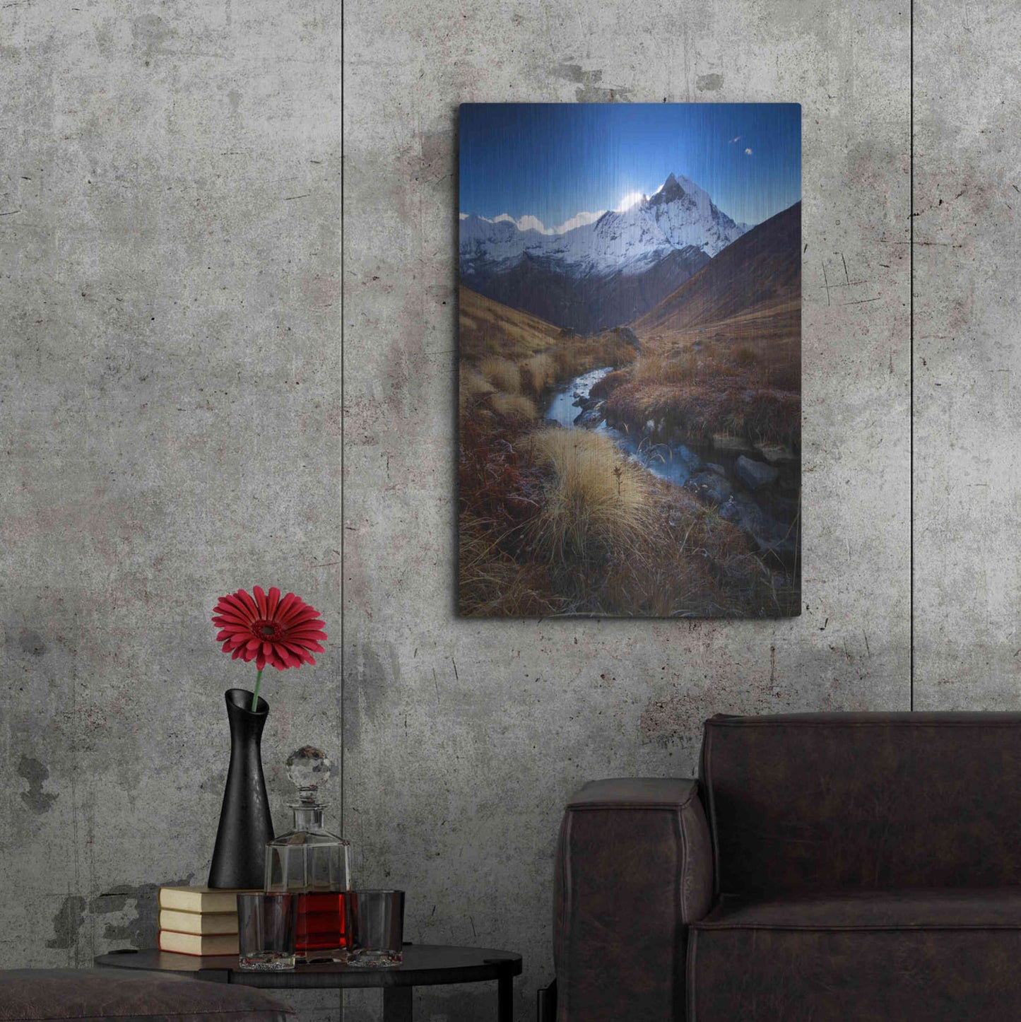 Luxe Metal Art 'Macchupucchre' by Everlook Photography, Metal Wall Art,24x36