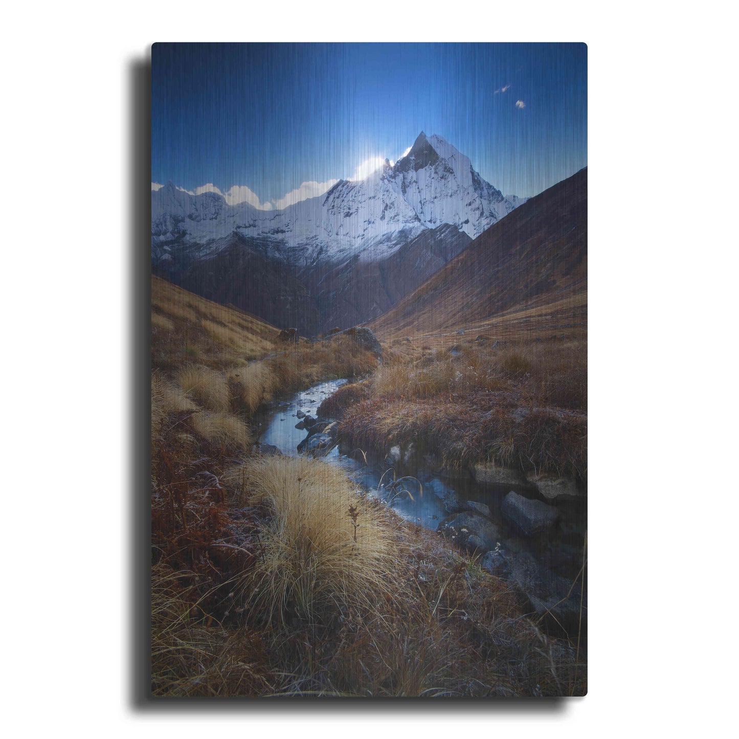 Luxe Metal Art 'Macchupucchre' by Everlook Photography, Metal Wall Art