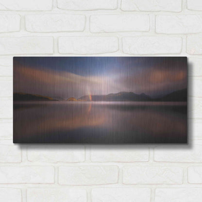 Luxe Metal Art 'Manapouri' by Everlook Photography, Metal Wall Art,24x12