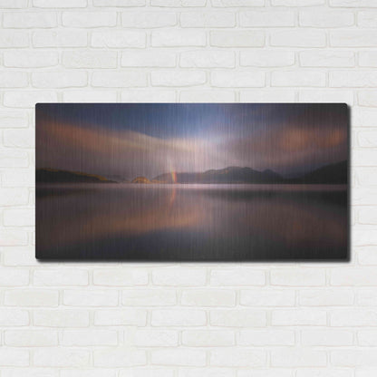 Luxe Metal Art 'Manapouri' by Everlook Photography, Metal Wall Art,48x24