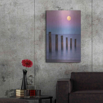 Luxe Metal Art 'Moana Moon' by Everlook Photography, Metal Wall Art,24x36